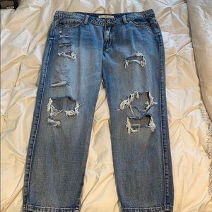 Straight Leg Boyfriend Jeans - size 29